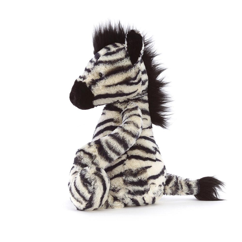 Pluszaki Jellycat Bashful Zebra,31cm x 12cm x 9cm Białe | Polska  YFHG-09316