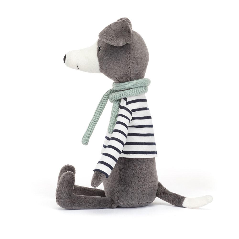 Pluszaki Jellycat Beatnik Buddy Whippet,11.8in x 2.8in x 2in Szare | Polska  VNTF-69457