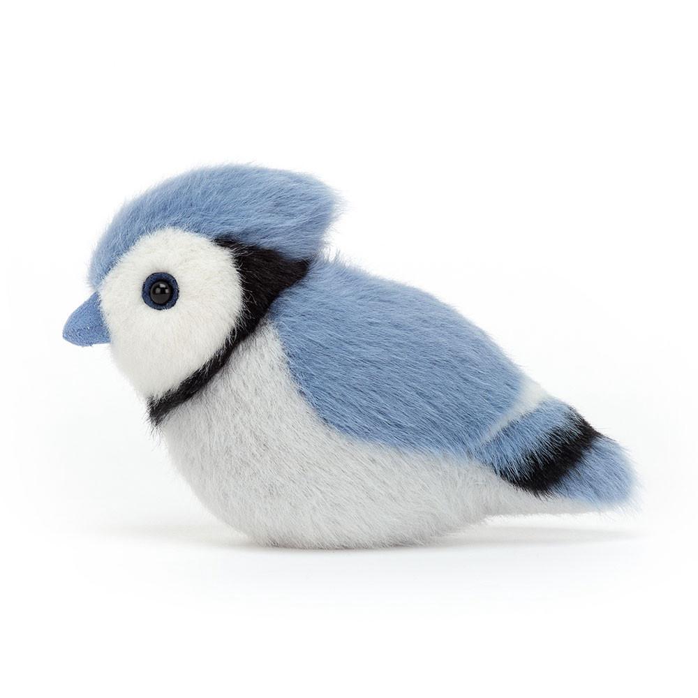 Pluszaki Jellycat Birdling Jay,10cm x 7cm x 9cm Niebieskie | Polska  GKTC-07896