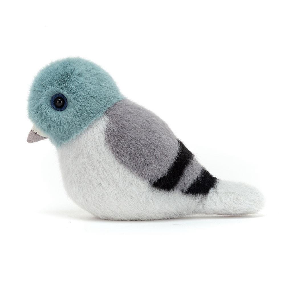 Pluszaki Jellycat Birdling Pigeon,10cm x 7cm x 9cm Szare | Polska  ZKOT-93218