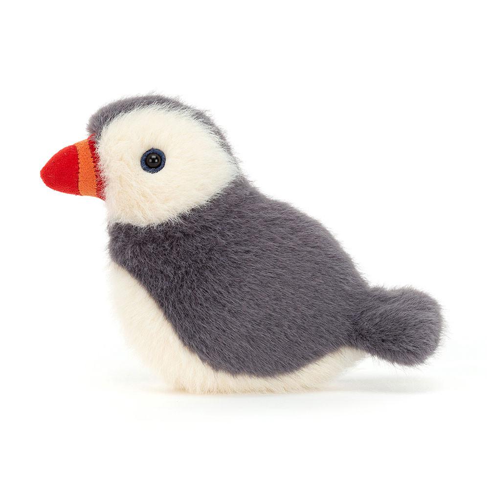 Pluszaki Jellycat Birdling Puffin,10cm x 7cm x 9cm Czarne | Polska  VMYU-38195