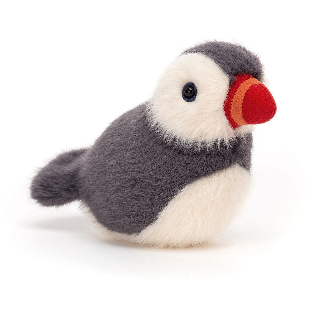 Pluszaki Jellycat Birdling Puffin,10cm x 7cm x 9cm Czarne | Polska  VMYU-38195
