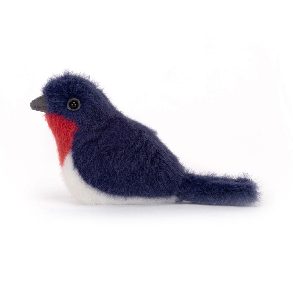 Pluszaki Jellycat Birdling Swallow,10cm x 7cm x 9cm Niebieskie | Polska  OQRD-16927
