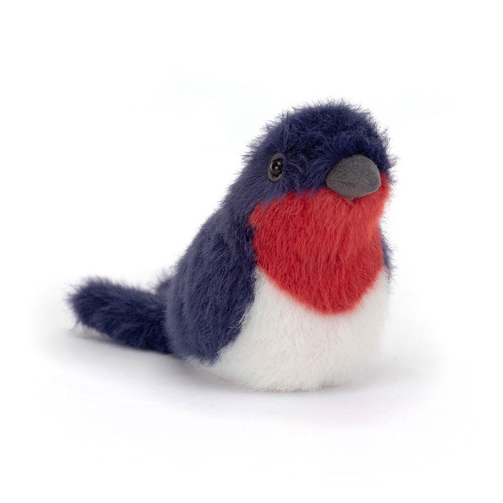 Pluszaki Jellycat Birdling Swallow,10cm x 7cm x 9cm Niebieskie | Polska  OQRD-16927
