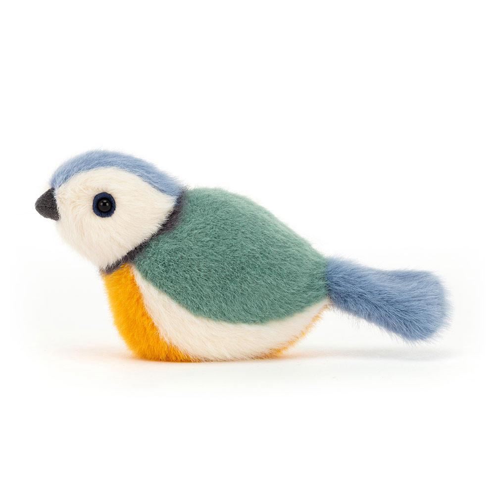 Pluszaki Jellycat Birdling Tit,10cm x 7cm x 9cm Niebieskie | Polska  EMIH-74198