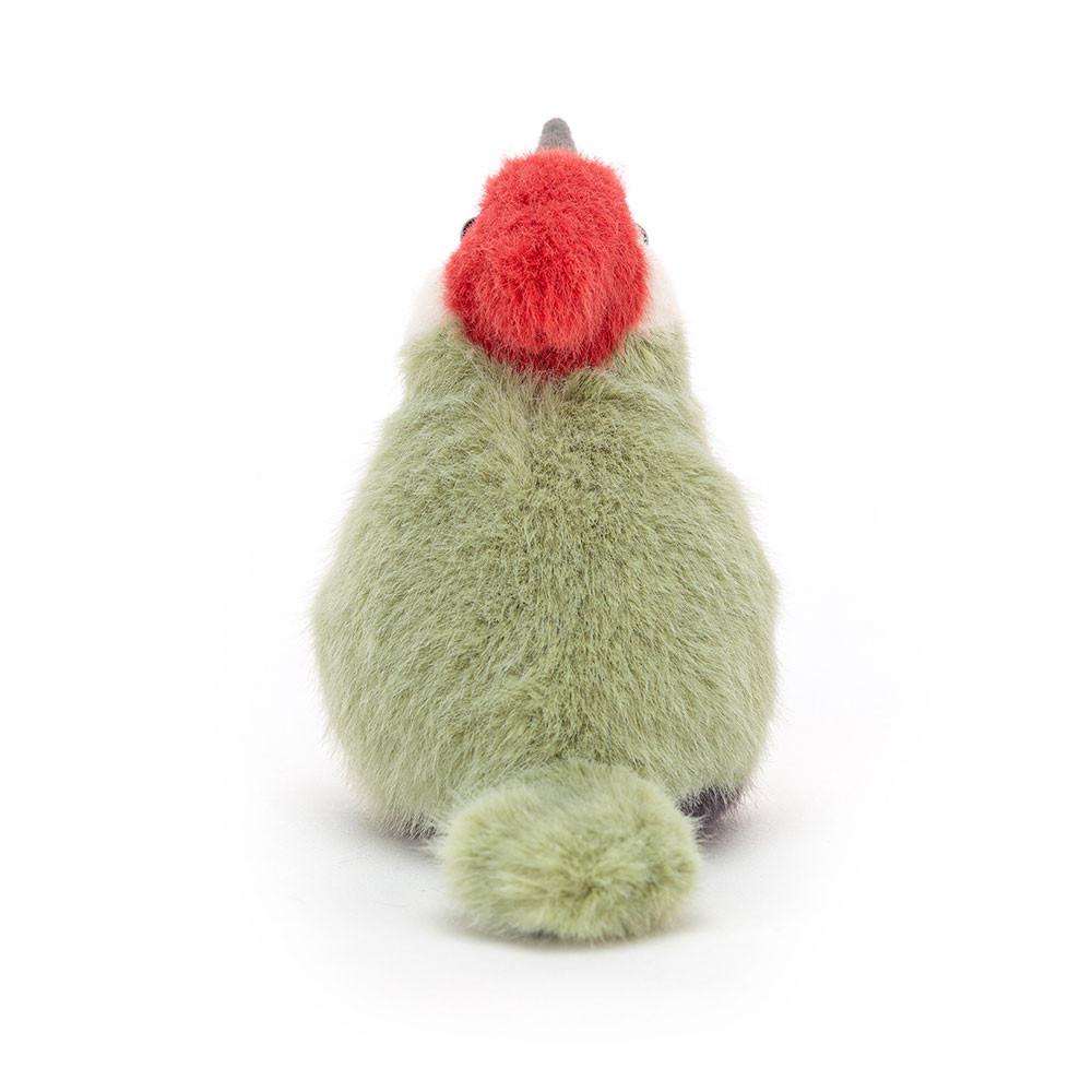 Pluszaki Jellycat Birdling Woodpecker,10cm x 7cm x 9cm Zielone | Polska  LXSP-89714