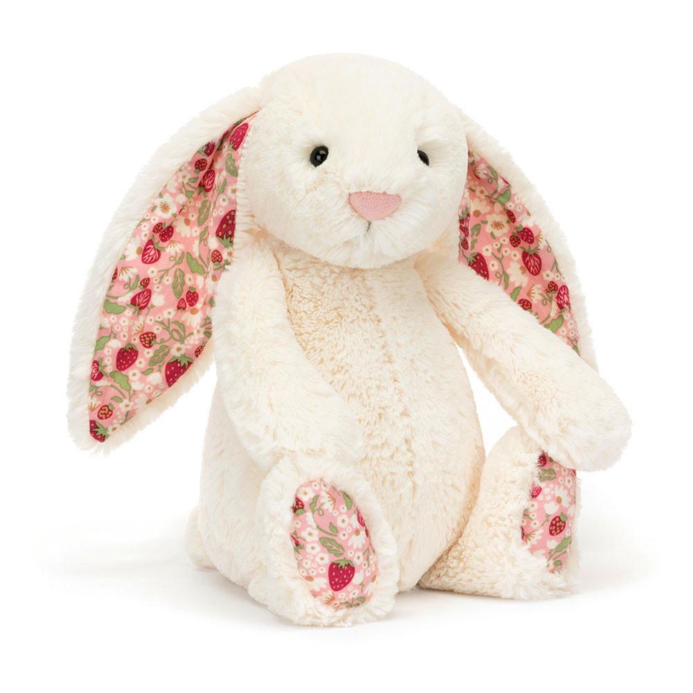 Pluszaki Jellycat Blossom Cream Króliczek \'Berry\',31cm x 12cm x 9cm Białe | Polska  QIXH-92634