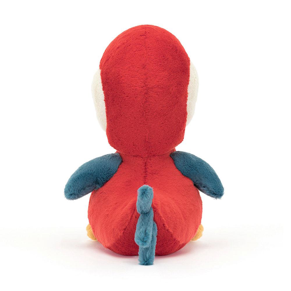 Pluszaki Jellycat Bodacious Beak Parrot,22cm x 10cm x 13cm Czerwone | Polska  RILO-46897