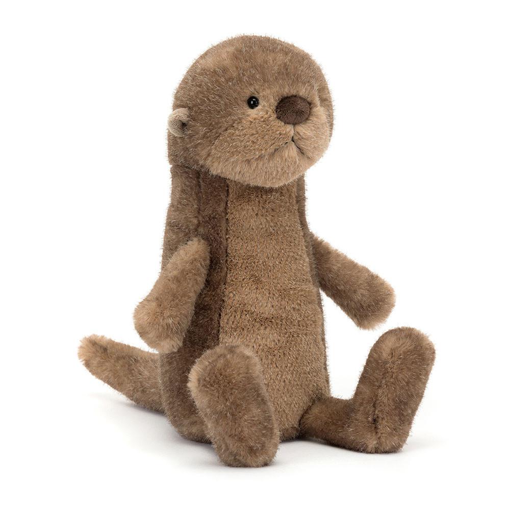 Pluszaki Jellycat Brooke Otter,33cm x 10cm x 20cm Brązowe | Polska  RFCG-39502