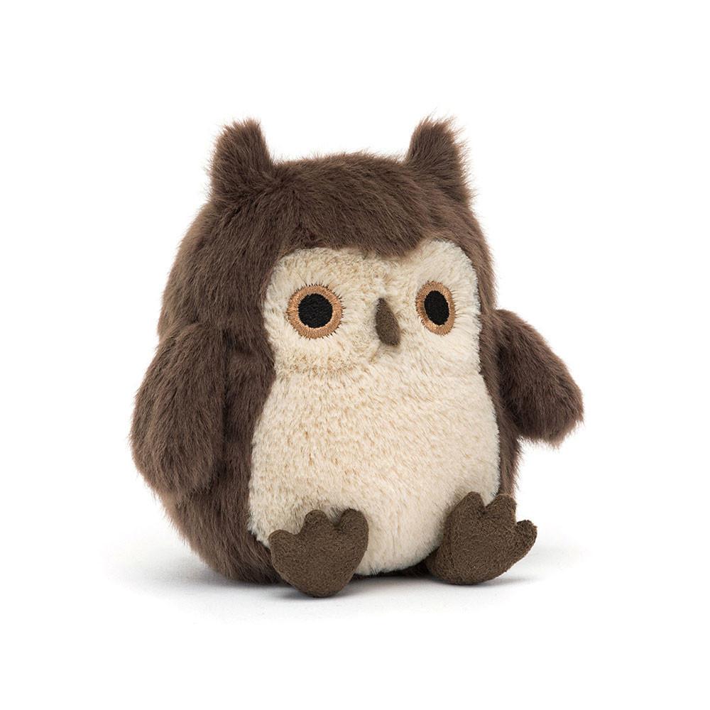 Pluszaki Jellycat Brown Owling,11cm x 7cm x 6cm Brązowe | Polska  VYHP-30859