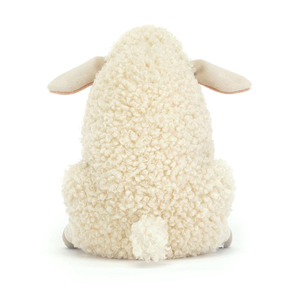 Pluszaki Jellycat Burly Boo Sheep,20cm x 11cm x 14cm Białe | Polska  DNBA-23687