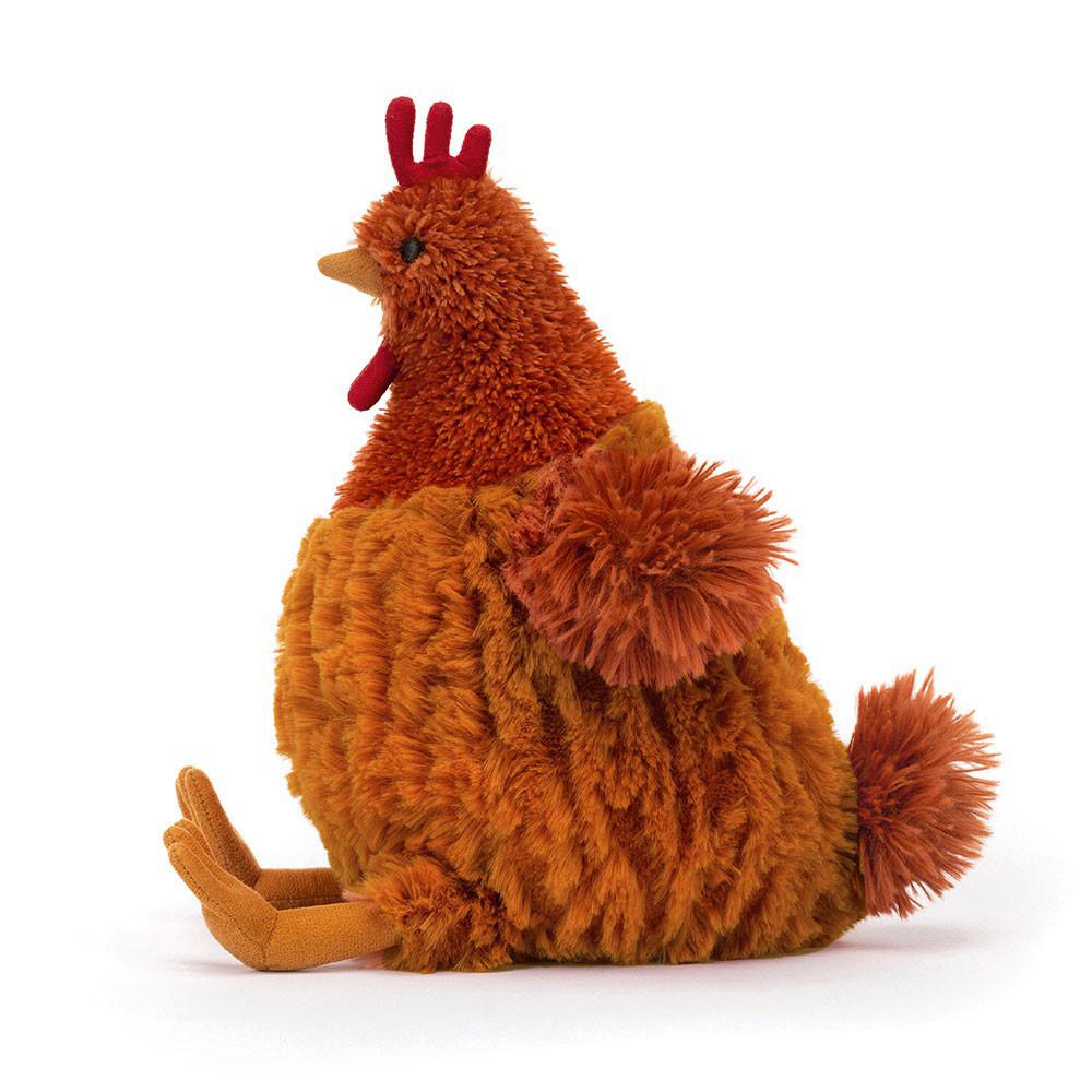 Pluszaki Jellycat Cecile Chicken,23cm x 10cm x 13cm Brązowe | Polska  OHRX-04179