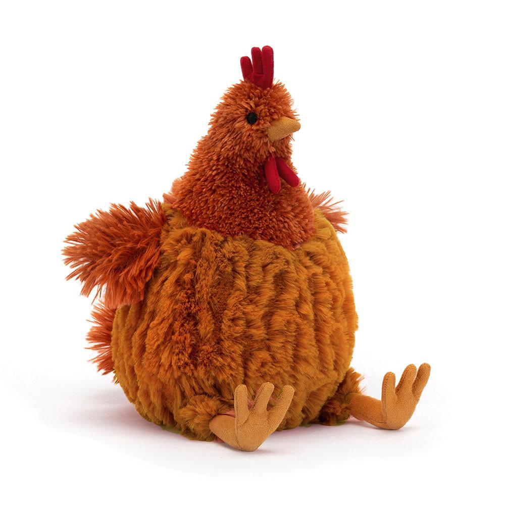 Pluszaki Jellycat Cecile Chicken,23cm x 10cm x 13cm Brązowe | Polska  OHRX-04179