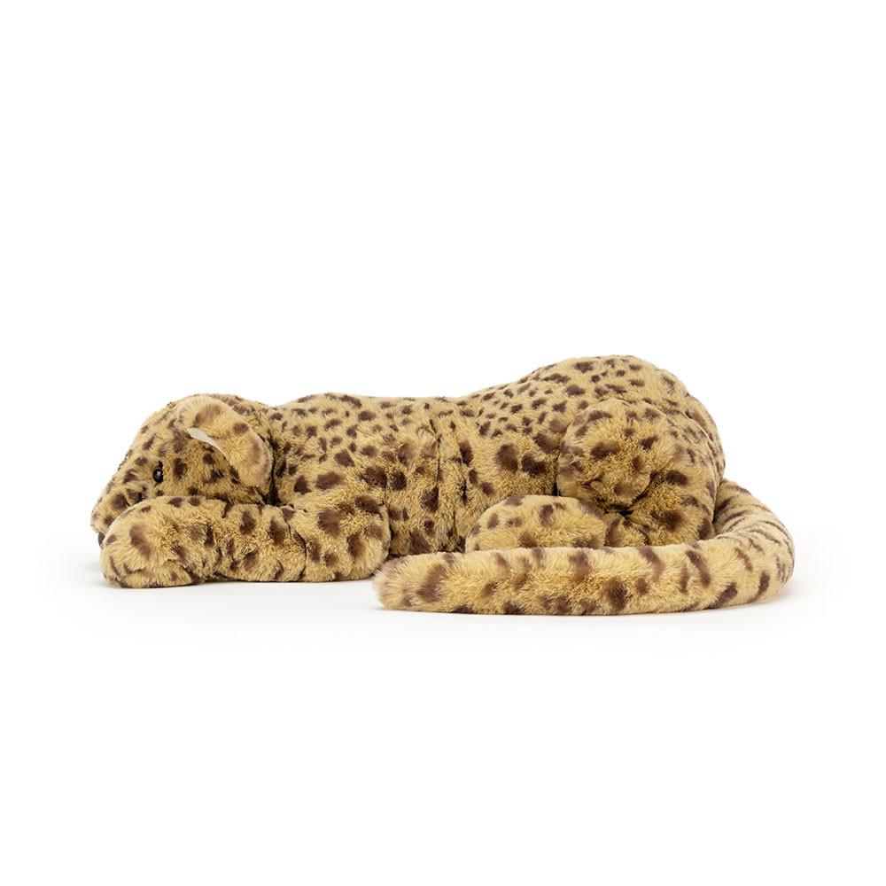 Pluszaki Jellycat Charley Cheetah,13cm x 14cm x 49cm Żółte | Polska  KGLM-48207