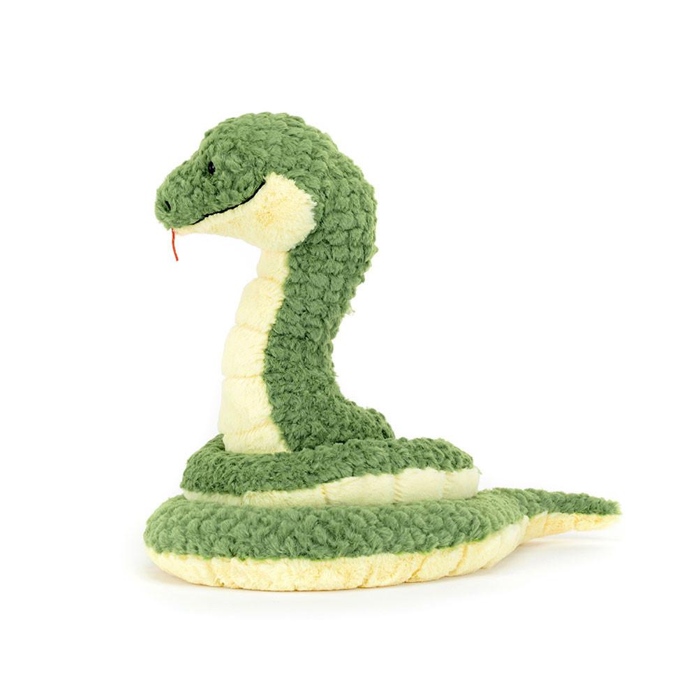 Pluszaki Jellycat Cizi Snake,27cm x 22cm x 19cm Zielone | Polska  IKPX-71592