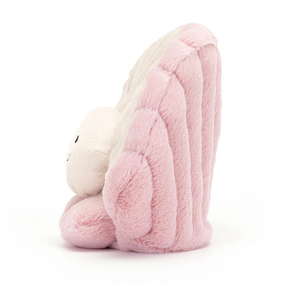 Pluszaki Jellycat Clemmie Clam,16cm x 19cm x 9cm Różowe | Polska  REIC-25437