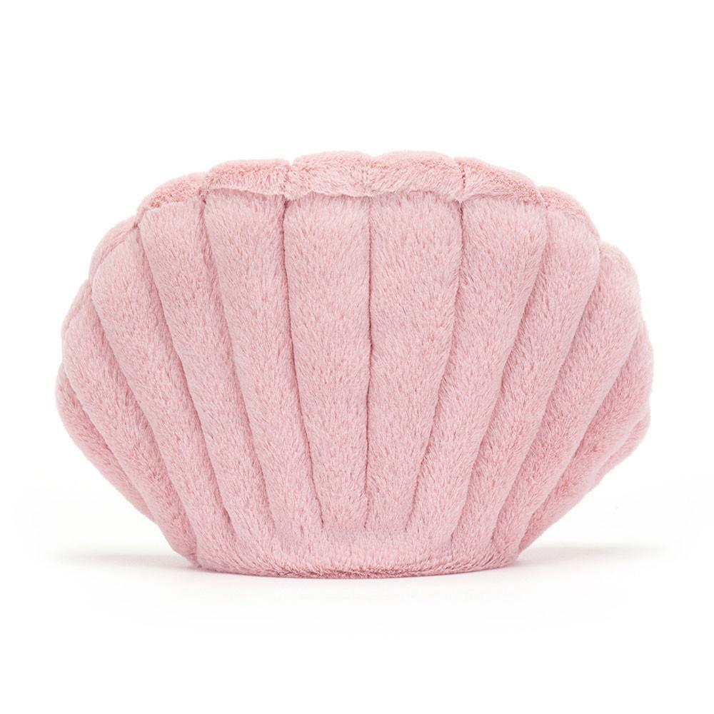 Pluszaki Jellycat Clemmie Clam,16cm x 19cm x 9cm Różowe | Polska  REIC-25437