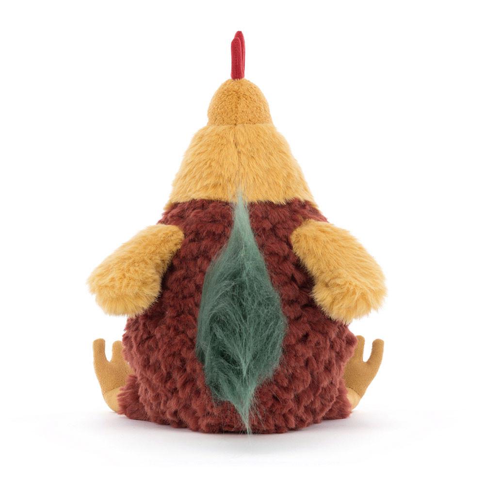 Pluszaki Jellycat Cluny Cockerel,26cm x 12cm x 15cm Brązowe | Polska  LWBO-92605