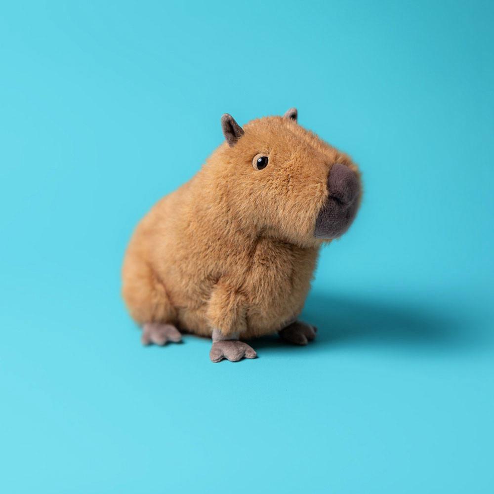 Pluszaki Jellycat Clyde Capybara,21cm x 17cm x 24cm Brązowe | Polska  BCFI-57230