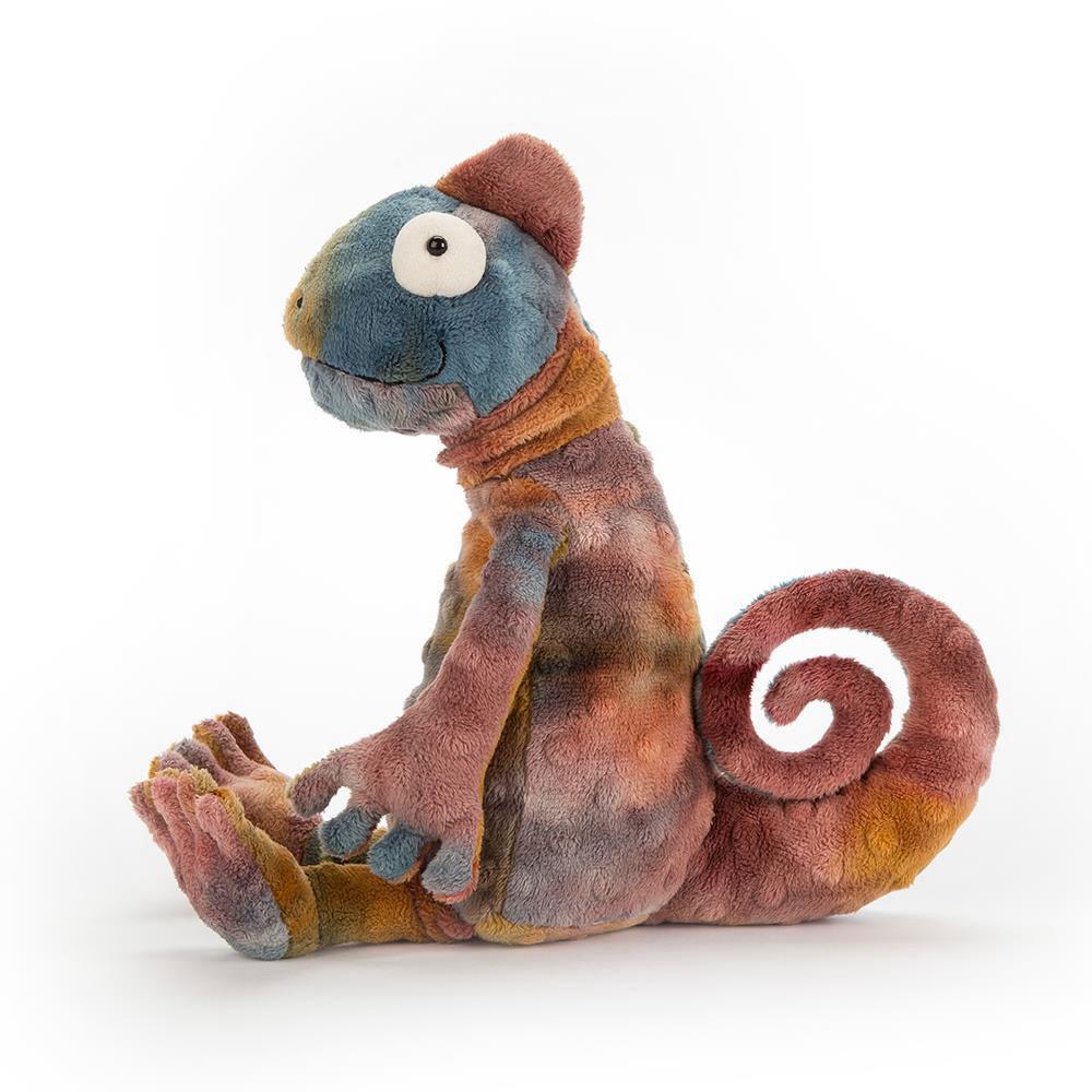 Pluszaki Jellycat Colin Chameleon,29cm x 10cm x 14cm Brązowe | Polska  PNUR-72684