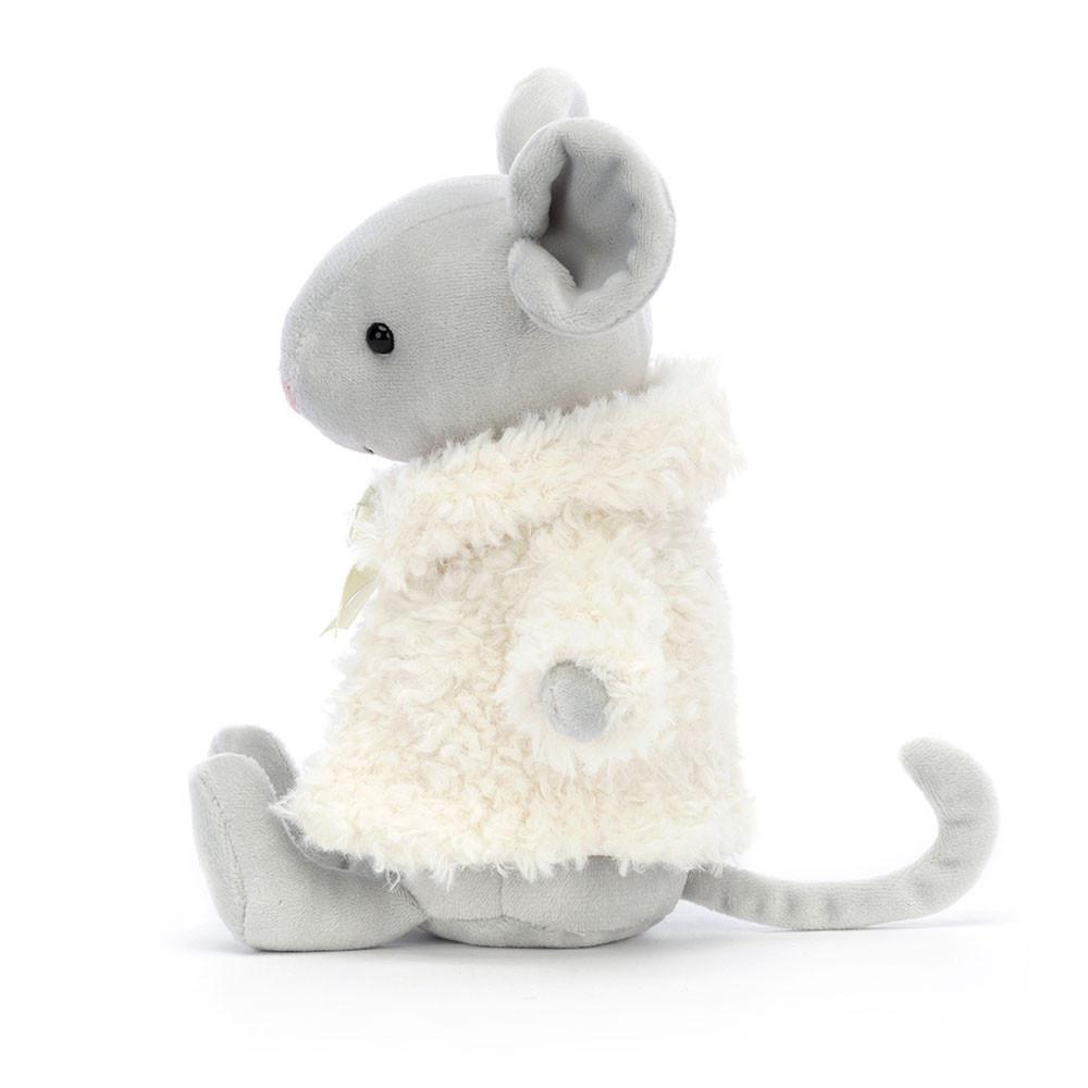 Pluszaki Jellycat Comfy Coat Mouse,18cm x 7cm x 6cm Szare | Polska  CJSU-85642