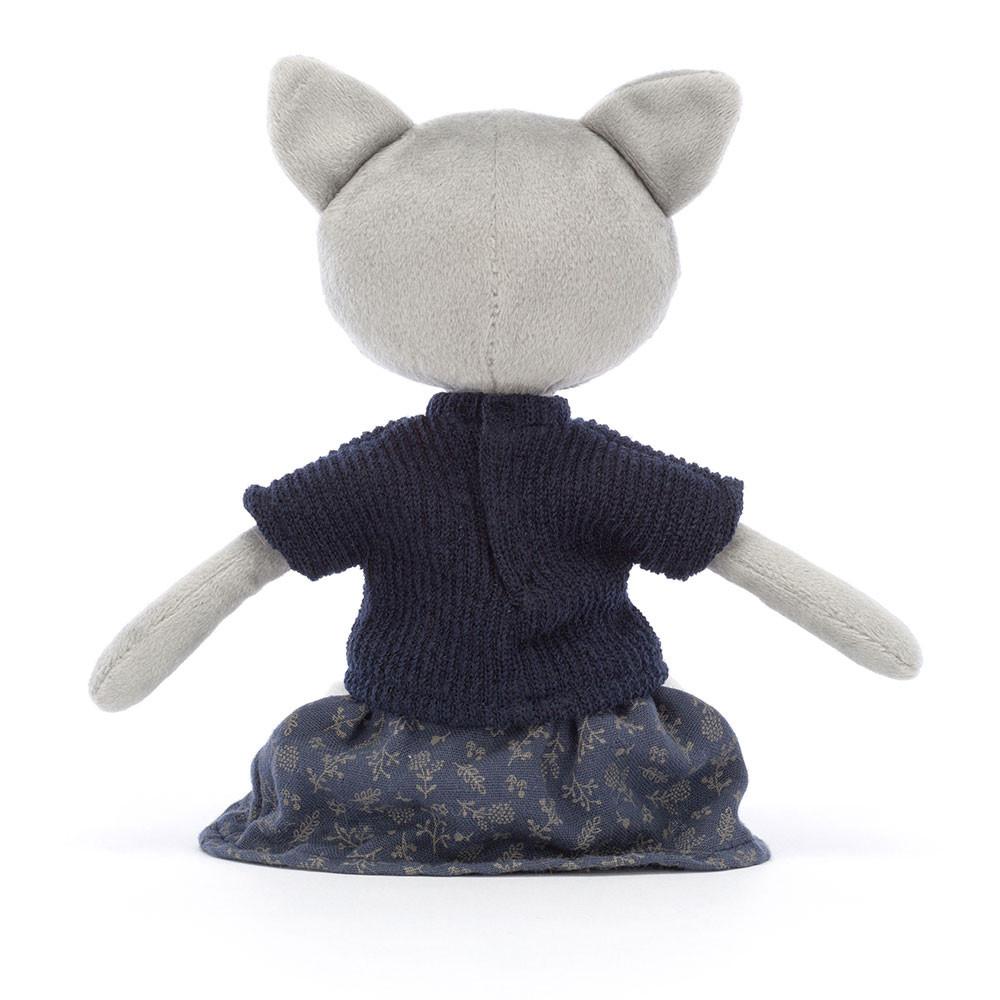 Pluszaki Jellycat Coquette Cutie Jelonek,9.4in x 2.4in x 1.6in Szare | Polska  KOPC-26974