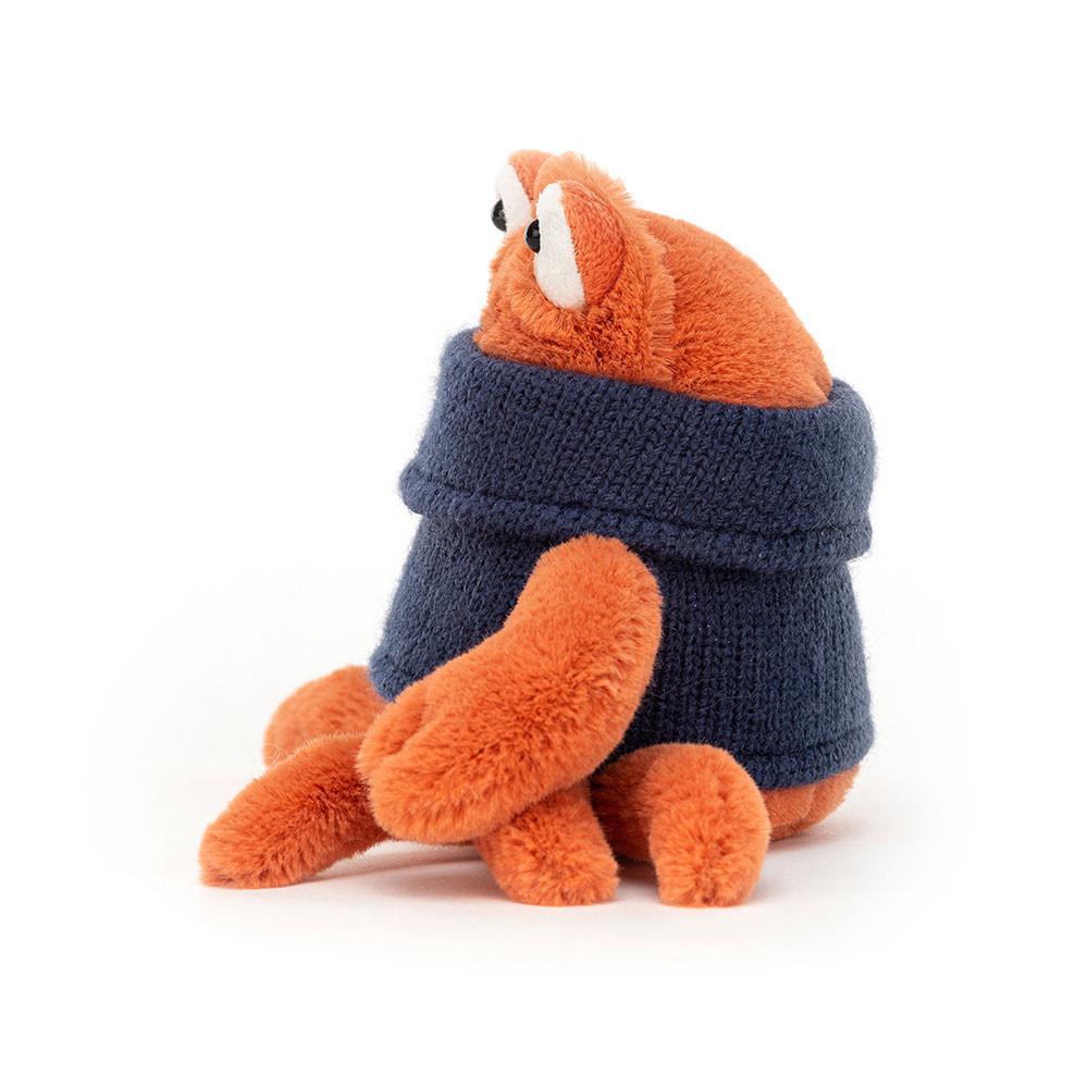 Pluszaki Jellycat Cozy Crew Crab,12cm x 10cm x 7cm Pomarańczowe | Polska  UTPR-48607