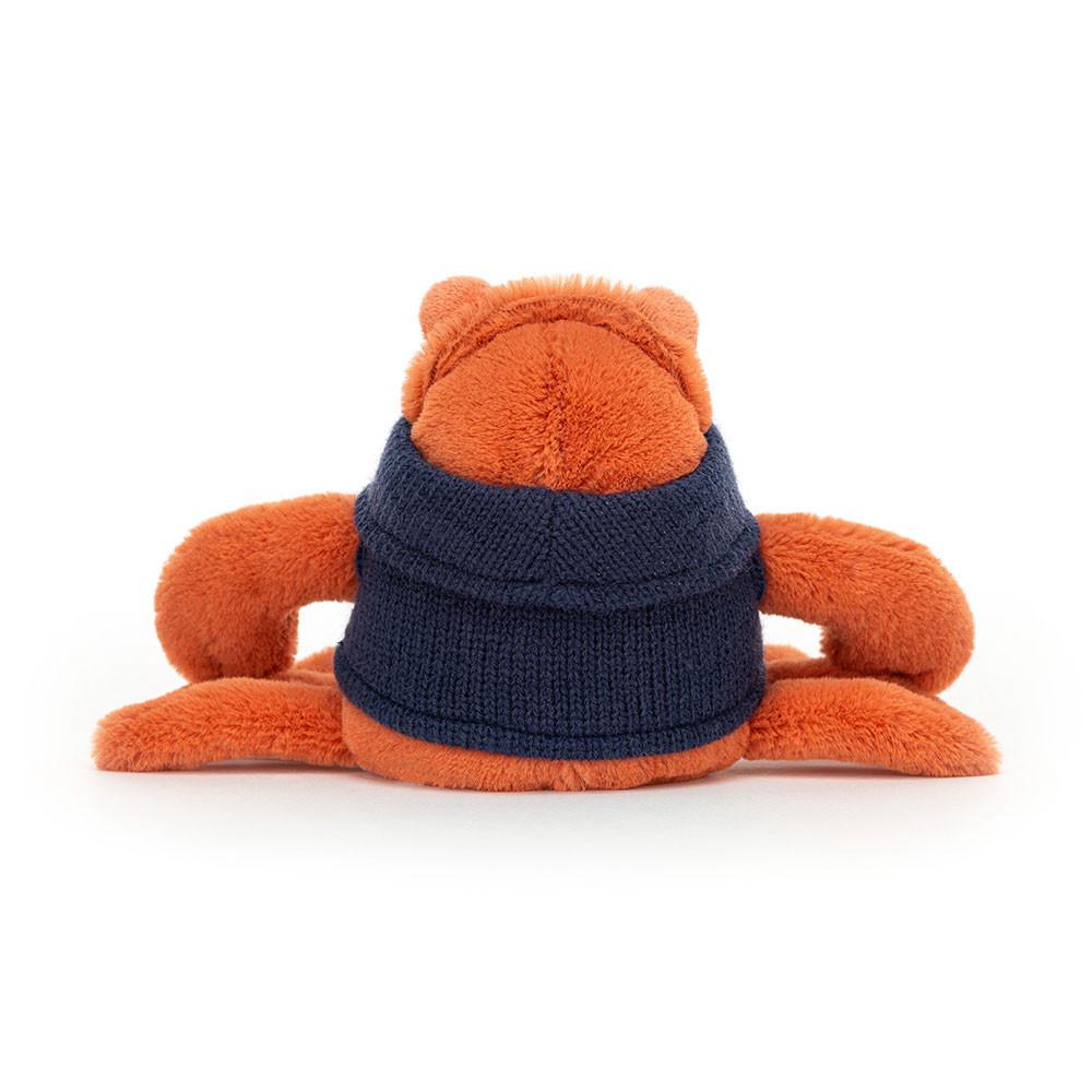 Pluszaki Jellycat Cozy Crew Crab,12cm x 10cm x 7cm Pomarańczowe | Polska  UTPR-48607