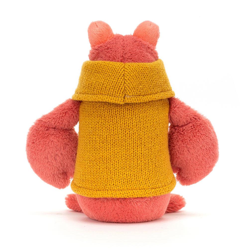 Pluszaki Jellycat Cozy Crew Lobster,16cm x 6cm x 7cm Czerwone | Polska  NQGM-46517