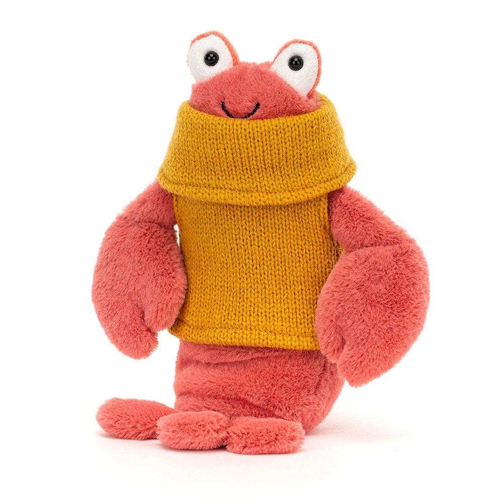 Pluszaki Jellycat Cozy Crew Lobster,16cm x 6cm x 7cm Czerwone | Polska  NQGM-46517