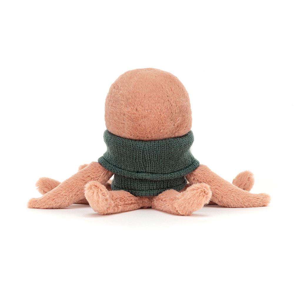 Pluszaki Jellycat Cozy Crew Octopus,20cm x 6cm x 6cm Pomarańczowe | Polska  XYBC-48732