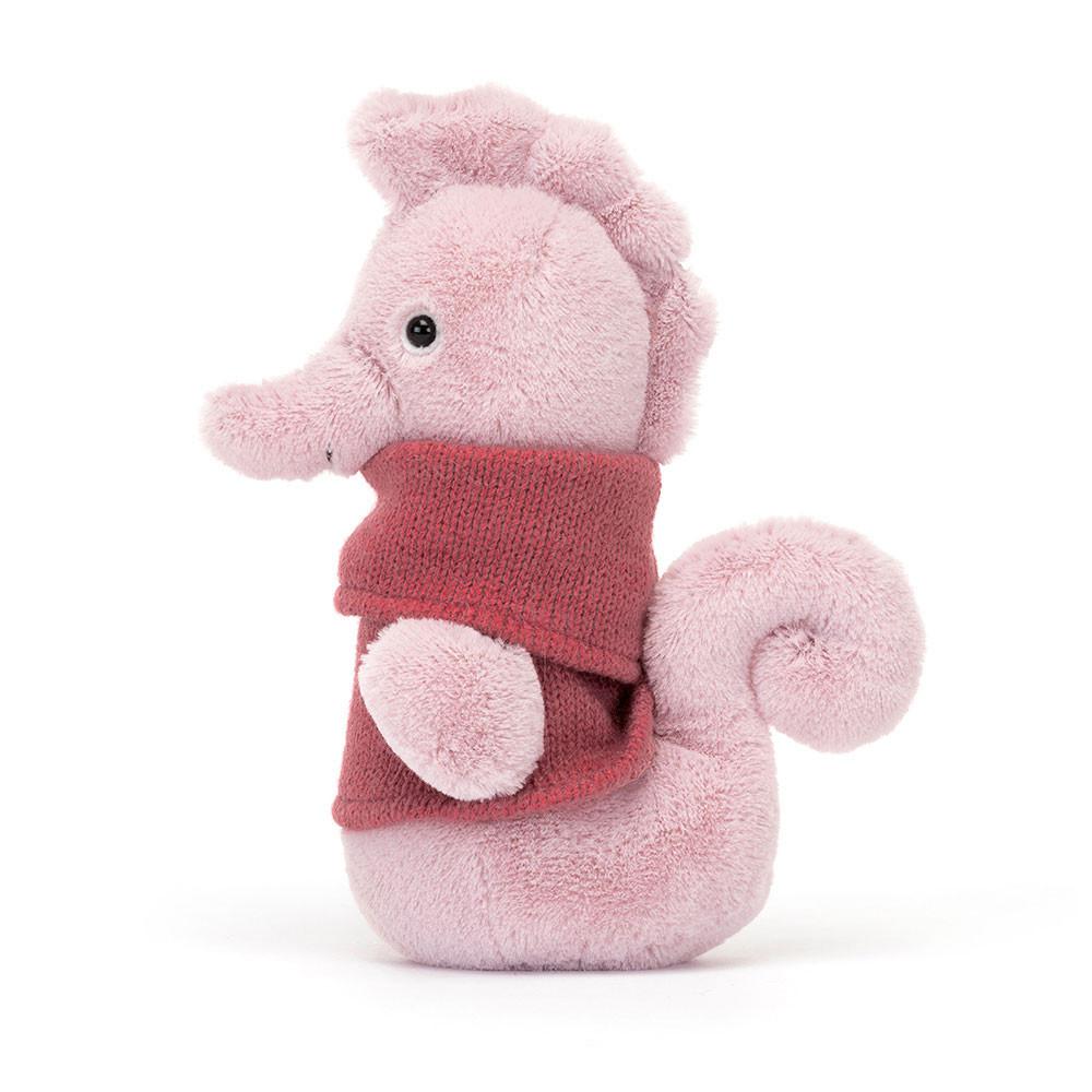 Pluszaki Jellycat Cozy Crew Seahorse,17cm x 6cm x 9cm Różowe | Polska  PICQ-73219
