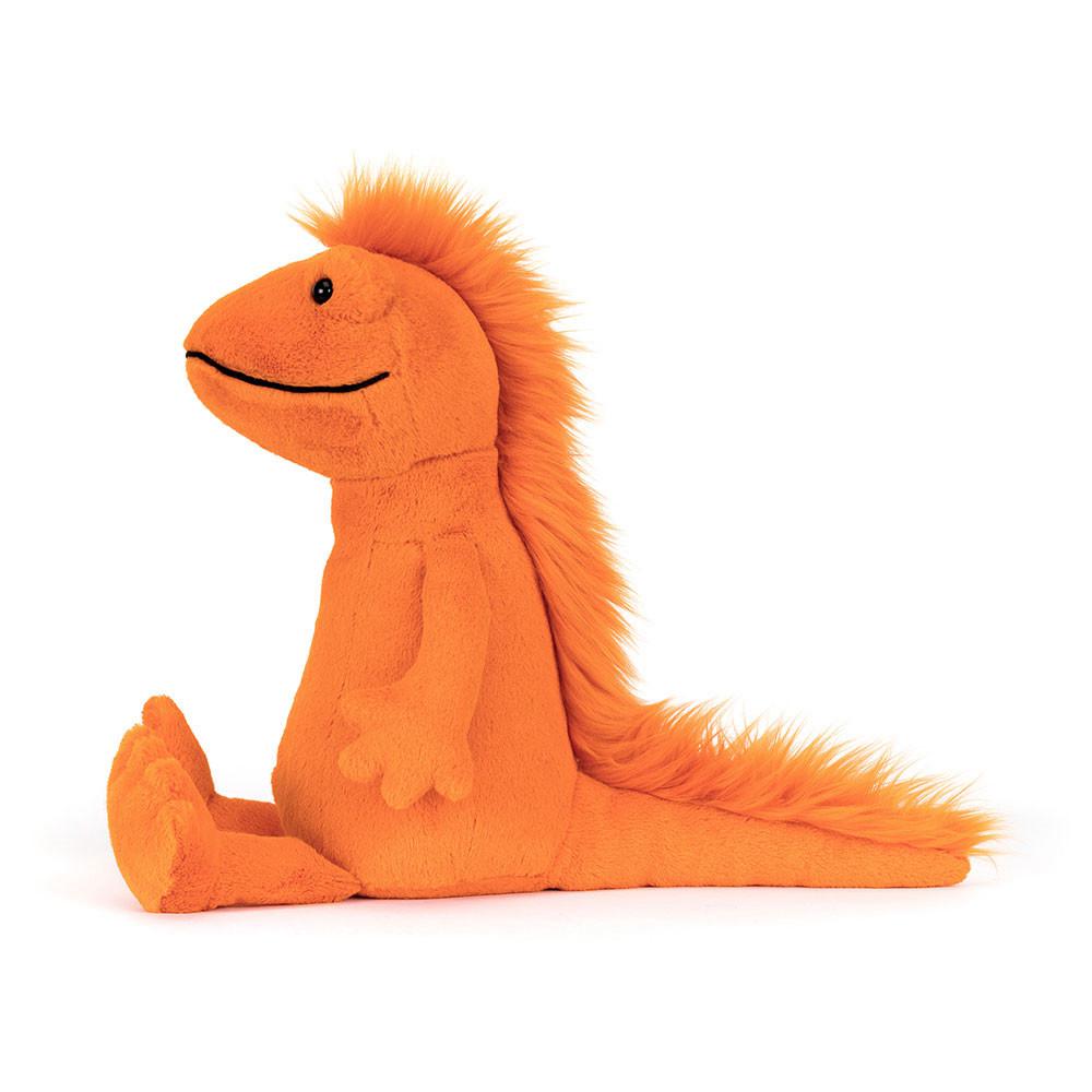 Pluszaki Jellycat Cruz Crested Newt,33cm x 10cm x 25cm Pomarańczowe | Polska  EBVU-74902