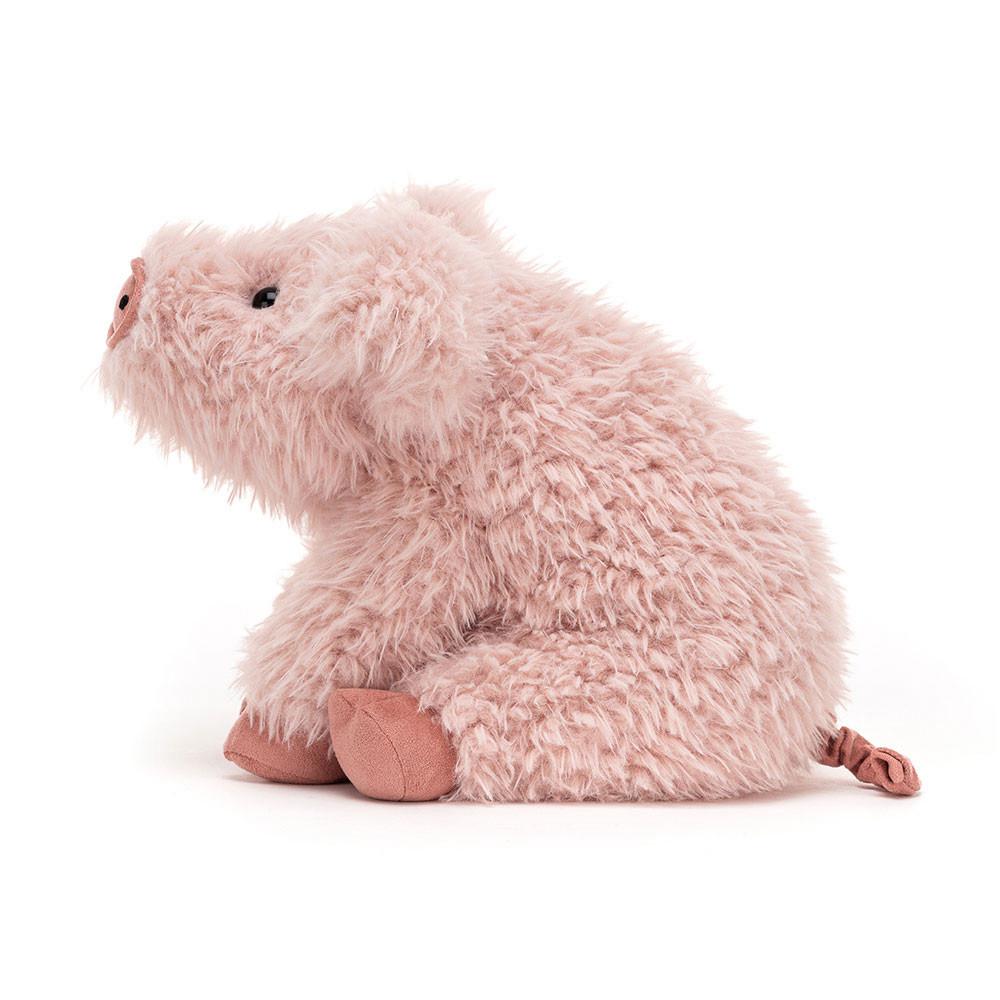Pluszaki Jellycat Curvie Pig,25cm x 16cm x 10cm Różowe | Polska  LRYB-03984