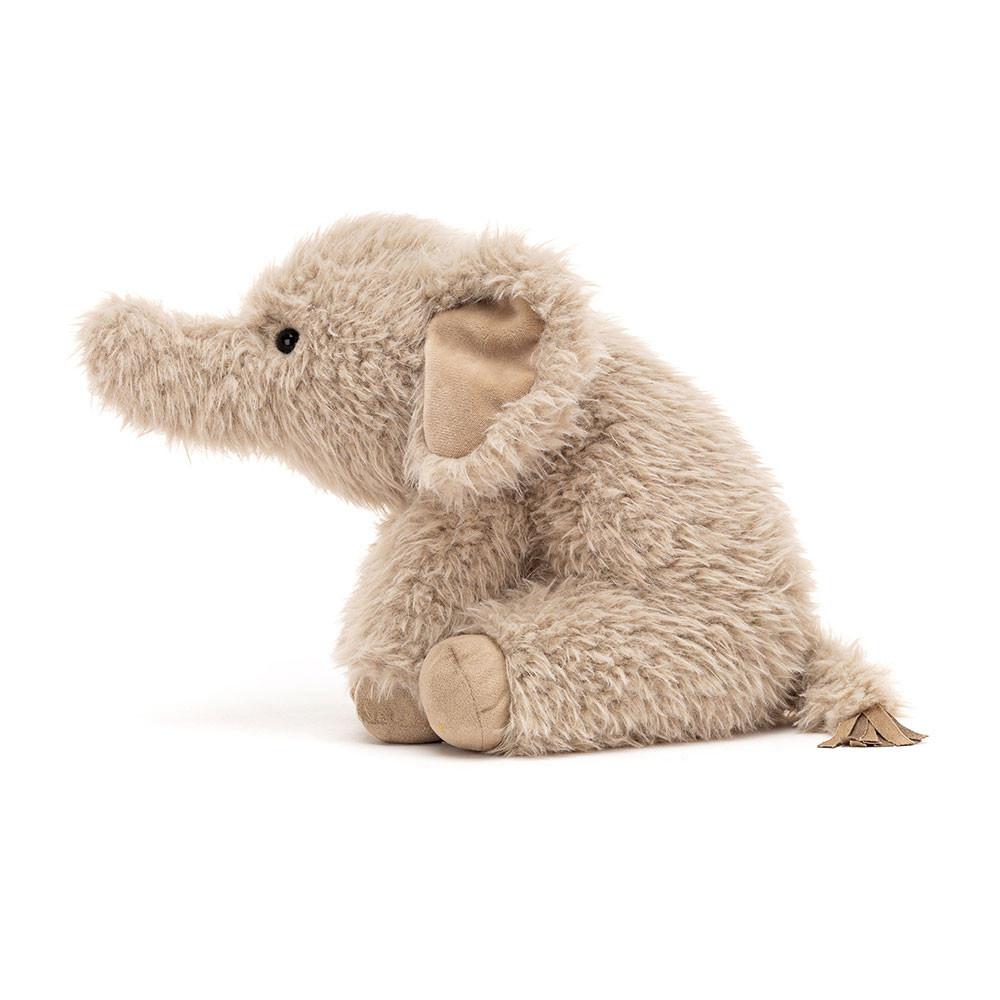 Pluszaki Jellycat Curvie Słoń,25cm x 16cm x 10cm Szare | Polska  IDZL-49152