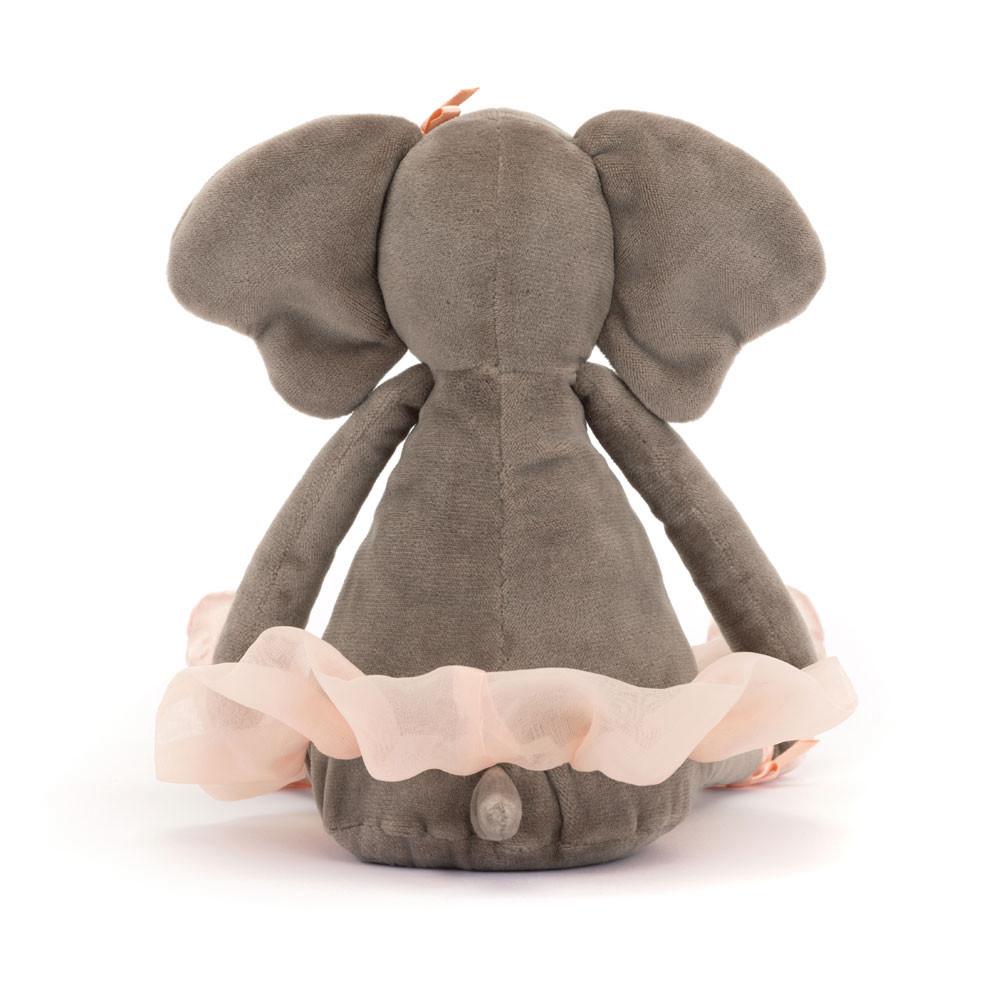 Pluszaki Jellycat Dancing Darcey Słoń,33cm x 9cm x 8cm Szare | Polska  QJLD-74538