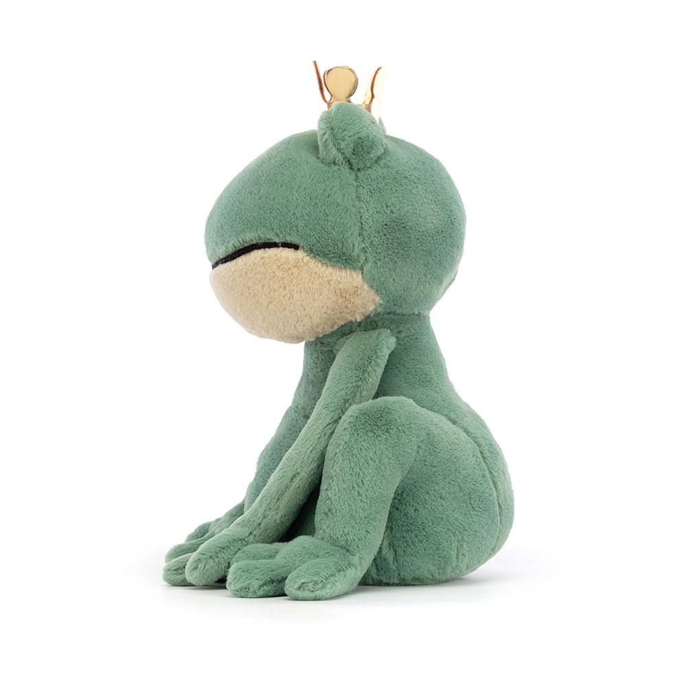 Pluszaki Jellycat Fabian Frog Prince,23cm x 21cm x 11cm Zielone | Polska  XAZD-23897