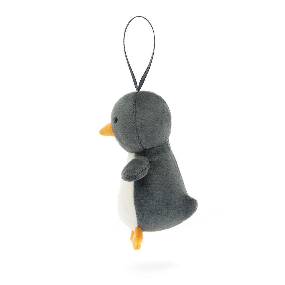 Pluszaki Jellycat Festive Folly Penguin,16cm x 4cm x 5cm Szare | Polska  FILY-31087