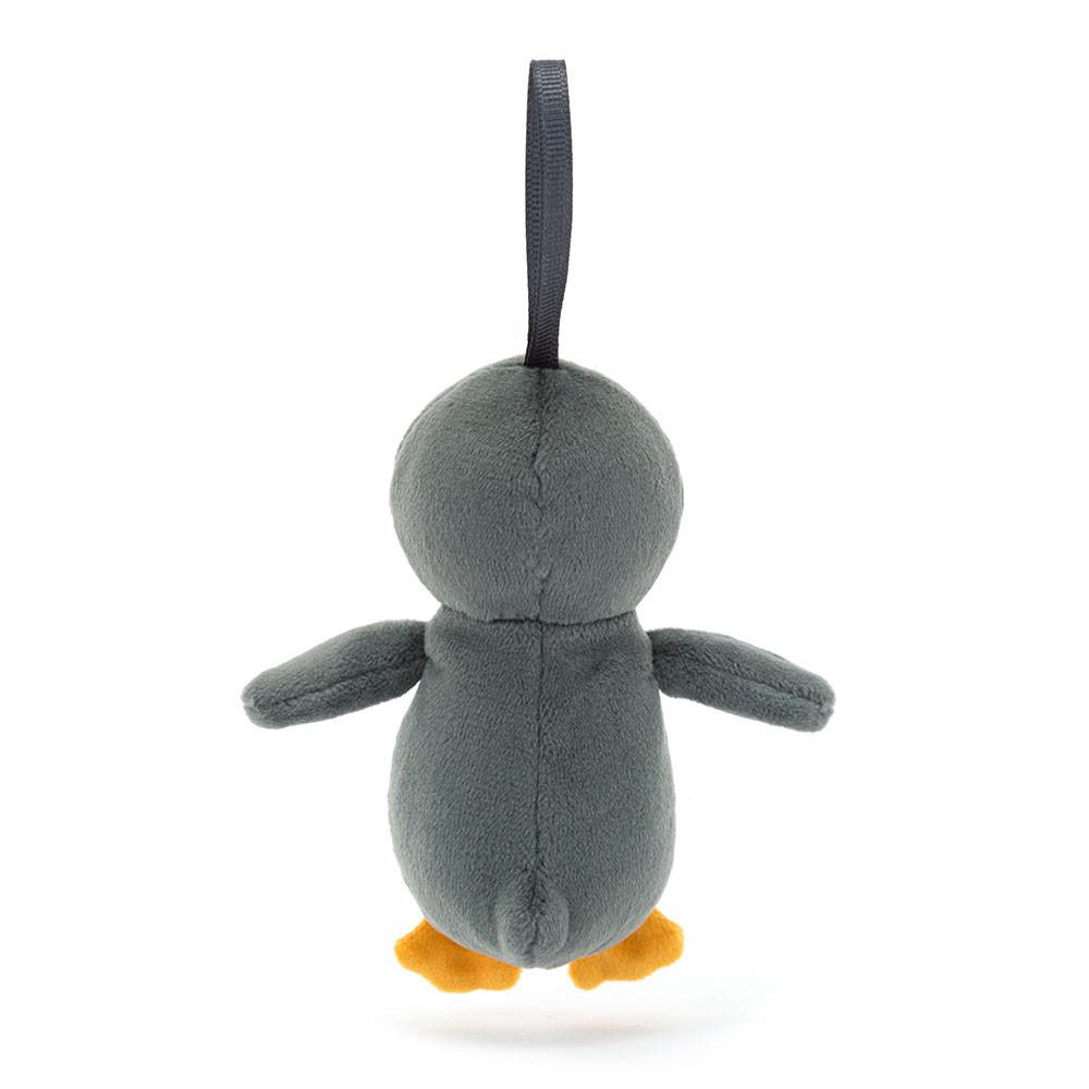 Pluszaki Jellycat Festive Folly Penguin,16cm x 4cm x 5cm Szare | Polska  FILY-31087