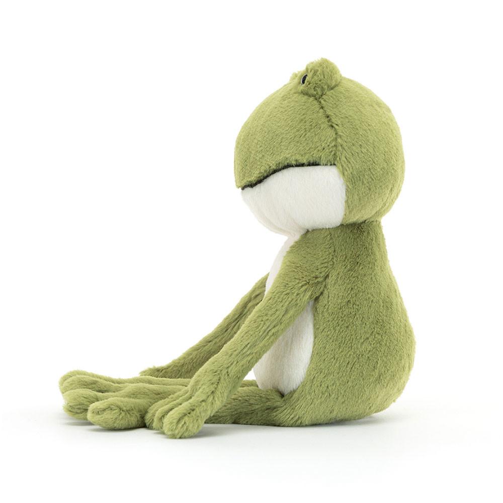 Pluszaki Jellycat Finnegan Frog,23cm x 7cm x 7cm Zielone | Polska  AVTR-28934