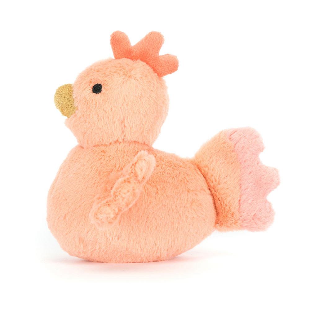 Pluszaki Jellycat Fluffy Chicken,11cm x 6cm x 11cm Pomarańczowe | Polska  FBYT-84135