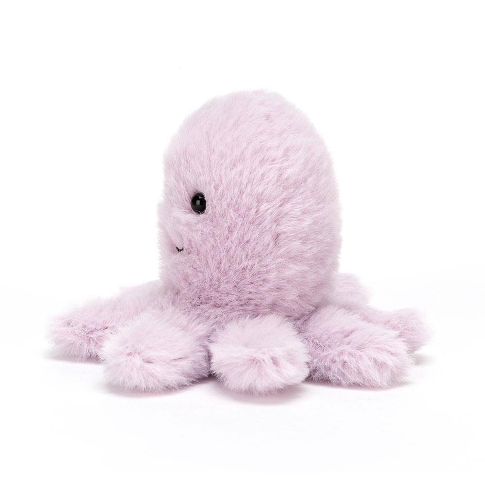 Pluszaki Jellycat Fluffy Octopus,8cm x 11cm x 10cm Fioletowe | Polska  YJNK-24715