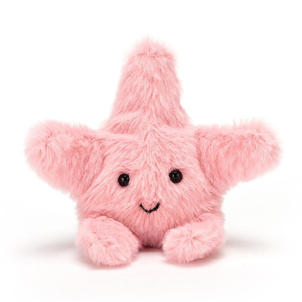Pluszaki Jellycat Fluffy Starfish,10cm x 7cm x 4cm Różowe | Polska  SWJZ-34078