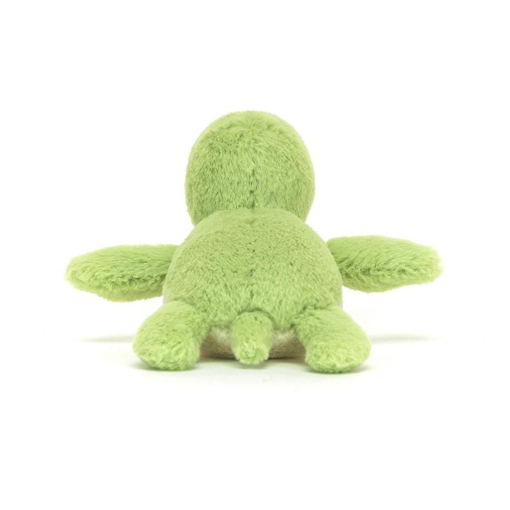Pluszaki Jellycat Fluffy Turtle,7cm x 5cm x 9cm Zielone | Polska  HFDI-41576