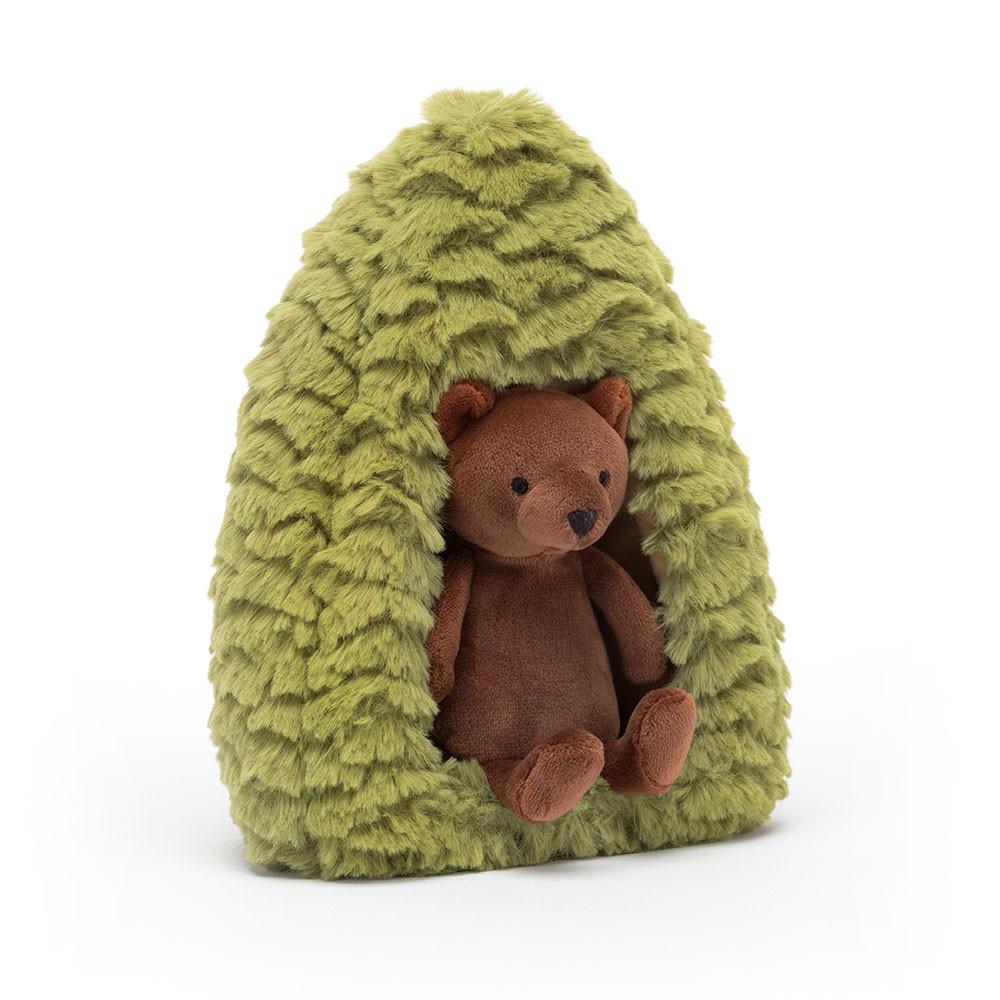 Pluszaki Jellycat Forest Fauna Miś,19cm x 14cm x 9cm Brązowe | Polska  HWMI-02795