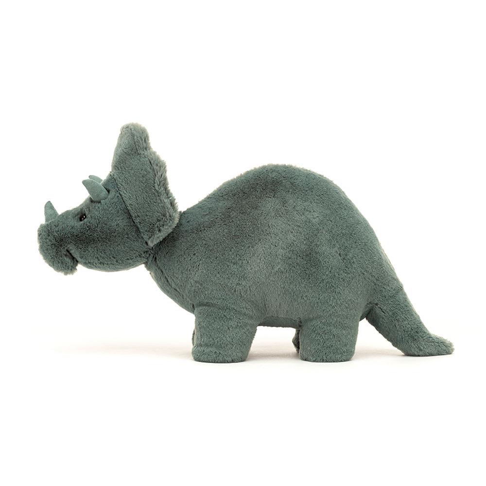 Pluszaki Jellycat Fossilly Triceratops,6.7in x 4.7in x 11.4in Zielone | Polska  IBVL-92478
