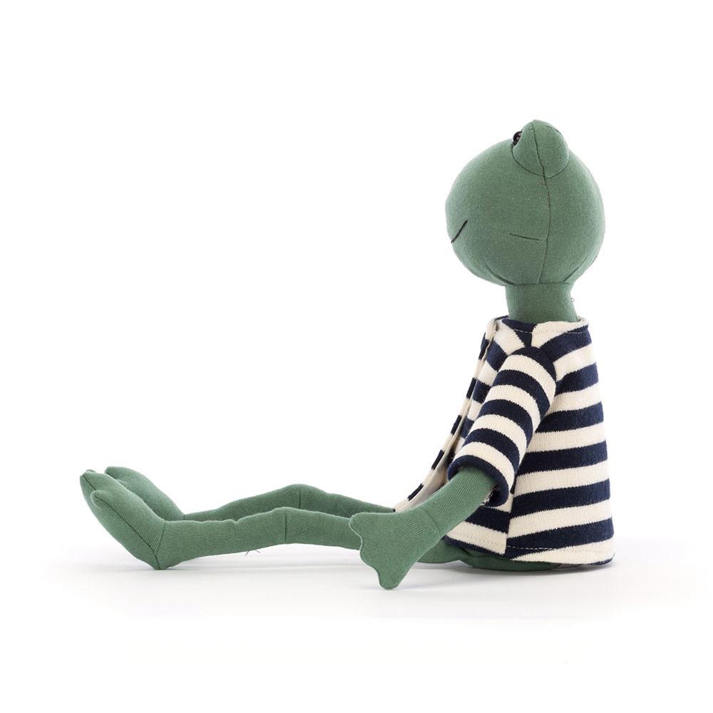 Pluszaki Jellycat Francisco Frog,32cm x 10cm x 7cm Zielone | Polska  QUIV-02758