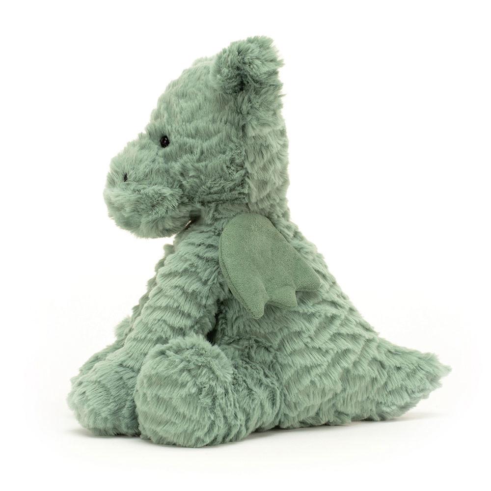 Pluszaki Jellycat Fuddlewuddle Dragon,38cm x 20cm x 24cm Zielone | Polska  OELM-73428