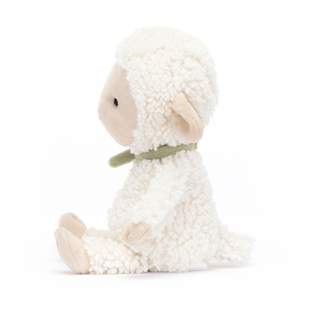 Pluszaki Jellycat Fuzzkin Lamb,25cm x 9cm x 5cm Białe | Polska  SLZF-17509