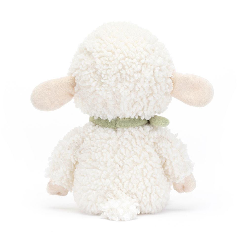 Pluszaki Jellycat Fuzzkin Lamb,25cm x 9cm x 5cm Białe | Polska  SLZF-17509